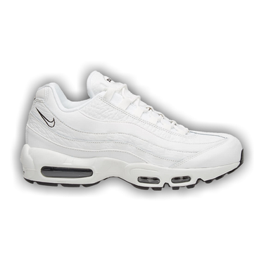 nike air max 95 leather trainers in white
