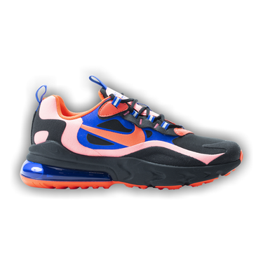 Nike Boys Air Max 270 React Shoes Black/Flash Crimson/Racer Blue Size 7.0
