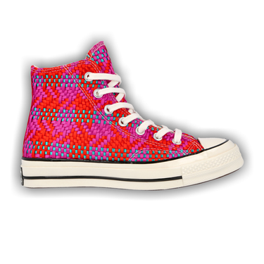 Buy Chuck 70 Hi 'Culture Weave - Red Pink' - 167990C | GOAT