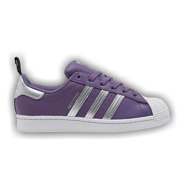 adidas Superstar Shoes - Women's - Tech Purple / Silver / Cloud White - 7