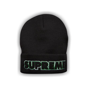 Supreme Outline Beanie 'Black' | GOAT