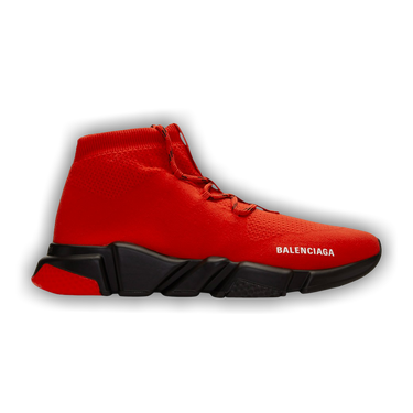 Red balenciaga sale speed trainer