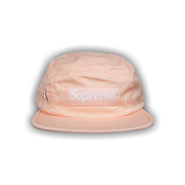 Supreme Side Zip Camp Cap 'Peach' | GOAT