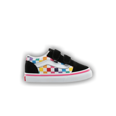 立浪 Buy Old Skool V Toddler 'Rainbow Checkerboard' - VN0A38JNU09