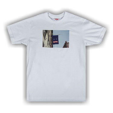 Supreme Banner Tee 'White' | GOAT