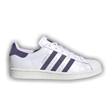 Adidas Superstar White Tech Purple Women s Size 7.5