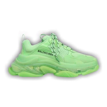 Lime green triple s hot sale
