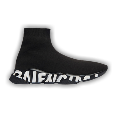 Buy Balenciaga Speed Trainer 'Graffiti - Black' - 605972