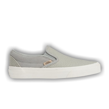 Vans woven check slip on sale