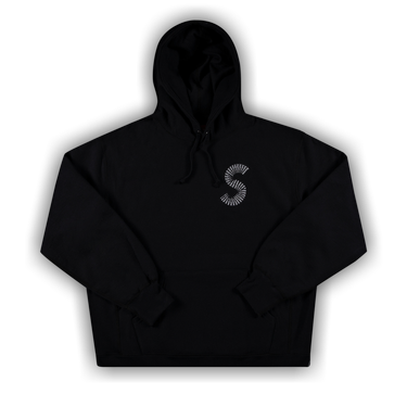 Supreme S Logo Hooded Sweatshirt 'Black'