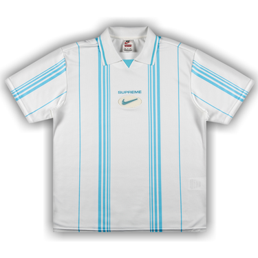 Buy Supreme x Nike Jewel Stripe Soccer Jersey 'White Buy Supreme x Nike Jewel Stripe Soccer Jersey 'White
