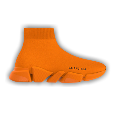 Buy Balenciaga Speed 2 Trainer Knit Neon Orange 617239 W2DBH 7521 GOAT