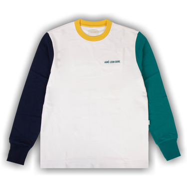 AIME LEON DORE 24AW フットボールロングスリーブTシャツ Buy Aimé Leon Dore Color Block Long-Sleeve T-Shirt 'White