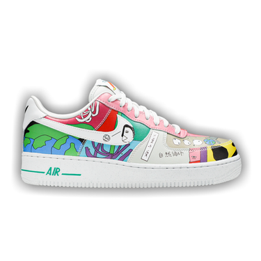nike air force 1 uv reactive goat