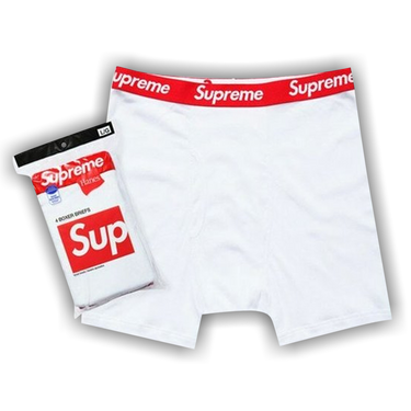 Buy Supreme x Hanes Boxer Briefs (4 Pack) 'White' - 99HAA36