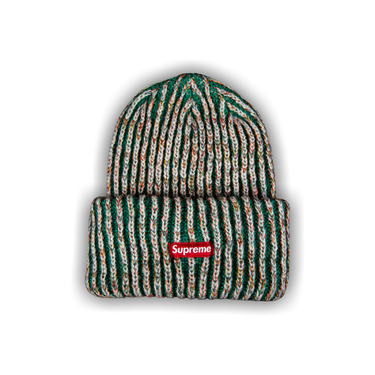 Supreme Funk Spellout Beanie Green FW24 One Size - Brand New | eBay