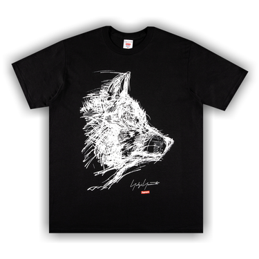 Buy Supreme x Yohji Yamamoto Scribble Wolf Tee 'Black' - FW20T5