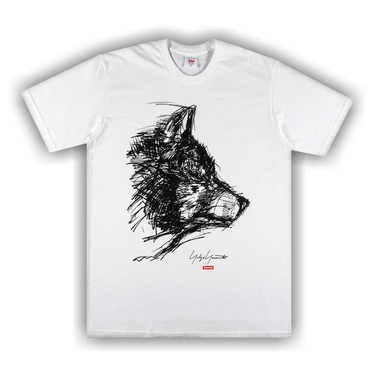 人気話題コラボ！Supreme x Yohji Yamamoto Logo Tee White Supreme-Yohji-Yamamoto-Logo-