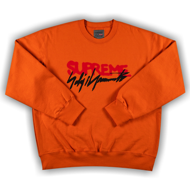 Buy Supreme x Yohji Yamamoto Crewneck 'Orange' - FW20SW64