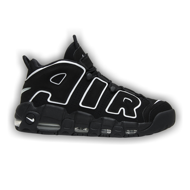 Nike air more uptempo black white 216 discount