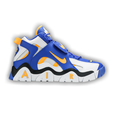 Nike air barrage shop blue and yellow