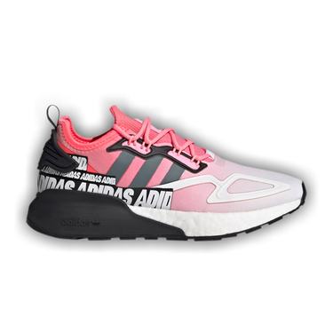 Buy Wmns ZX 2K Boost 'Wordmark Heel Stripe - Semi Solar Red