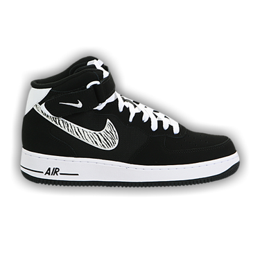 air force 1 zebra swoosh