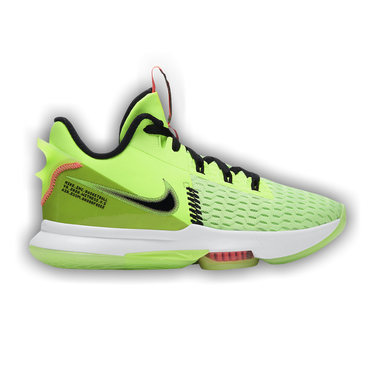 Nike Lebron Witness 5 V Grinch Lime Glow Shoes CQ9380-300