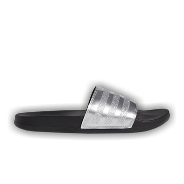 Adilette comfort hot sale slides silver