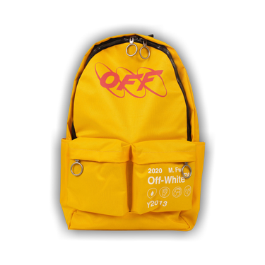 Buy Off-White Industrial Y013 Backpack 'Yellow/Red