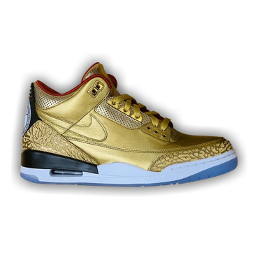 Jordan retro 3 gold on sale