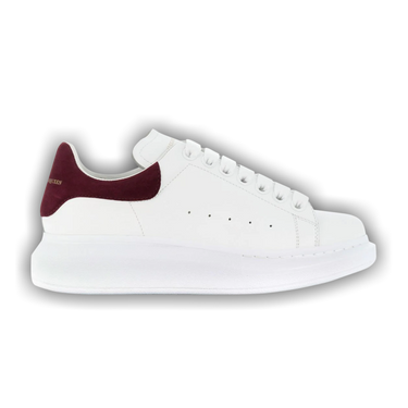 Buy Alexander McQueen Wmns Oversized Sneaker 'White Burgundy' - 462214  WHGP7 9088 | GOAT