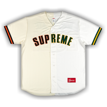 Buy Supreme Don't Hate Baseball Jersey 'Natural' - SS21KN11 NATURAL