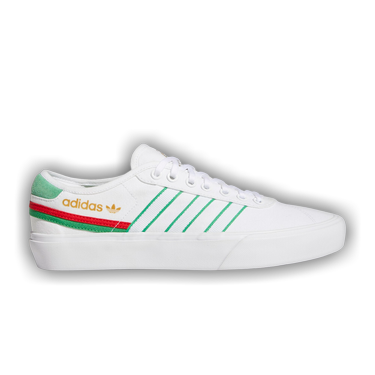 Adidas DELPALA x FMF Skate-Inspired Shoes - White-Green in 2023