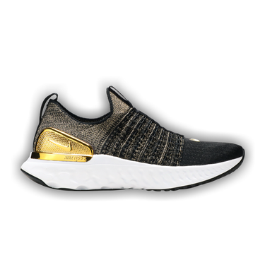Nike react outlet black and gold