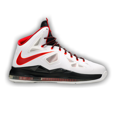 Red and white lebron 10 on sale