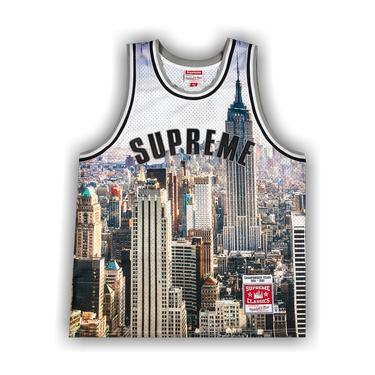 Supreme x Mitchell And Ness Basketball Jersey 'Skyline'