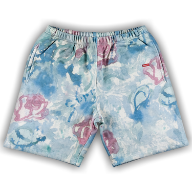 Buy Supreme Small Box Sweatshort 'Watercolor Floral' - SS21SH43