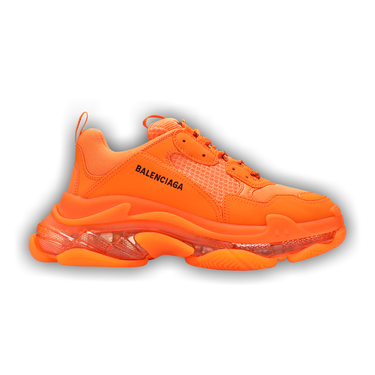 Balenciaga triple s femme hot sale orange