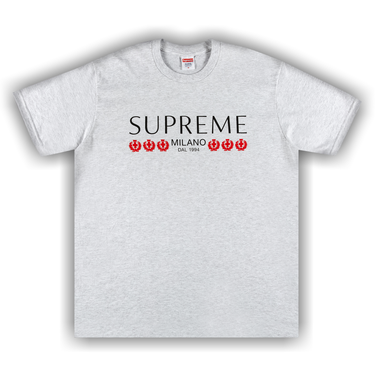 Buy Supreme Milano Tee 'Ash Grey' - SS21T43 ASH GREY | GOAT