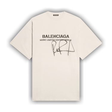 BALENCIAGA::Tシャツ:1[RESALE] Balenciaga x adidas 22 years Cotton T-shirt 1 Men's Blue