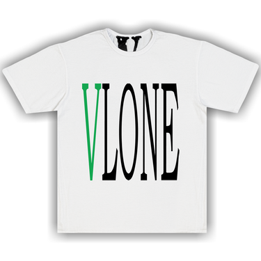 Buy Vlone Staple T-Shirt 'White/Green' - 1020 1SS210103STS