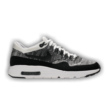 Buy Air Max 1 Ultra Flyknit White Black 843384 100 GOAT