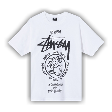 Buy Stussy x Marc Jacobs World Tour Collection T-Shirt 'White ...