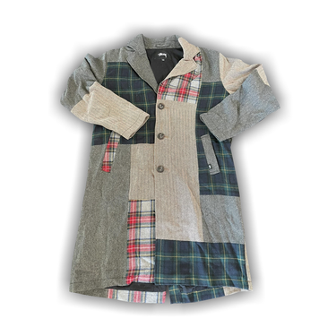 Stussy patchwork hotsell overcoat