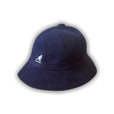 KANGOL ベレー帽 ネイビー Stussyロゴ付き Buy Stussy x Kangol Bucket Hat 'Navy' - 0535 100000703XKBH NAVY | GOAT