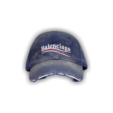 Balenciaga Political Campaign Destroyed Cap 'Black
