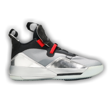 Air jordan 33 silver and black deals
