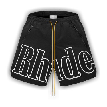 Buy Rhude Logo Short 'Black' - FW21PA08052372 | GOAT