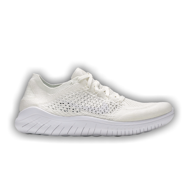 Nike free rn flyknit triple white shop